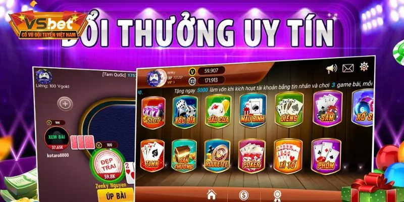 Hệ thống top game bài đổi thưởng đặc sắc được yêu thích
